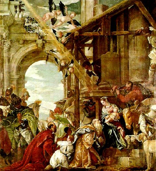 Paolo  Veronese adoration of the magi Germany oil painting art